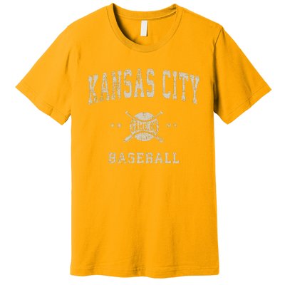 Kansas City Vintage Baseball Throwback Premium T-Shirt