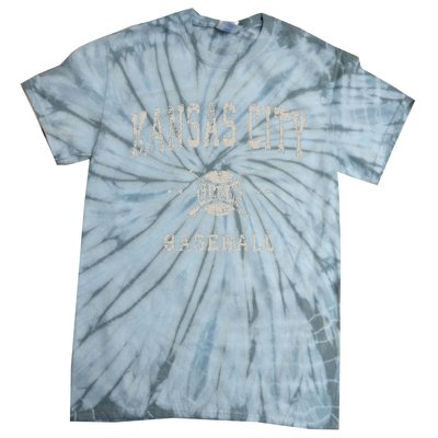 Kansas City Vintage Baseball Throwback Tie-Dye T-Shirt