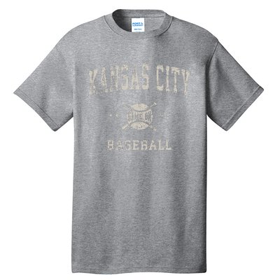 Kansas City Vintage Baseball Throwback Tall T-Shirt