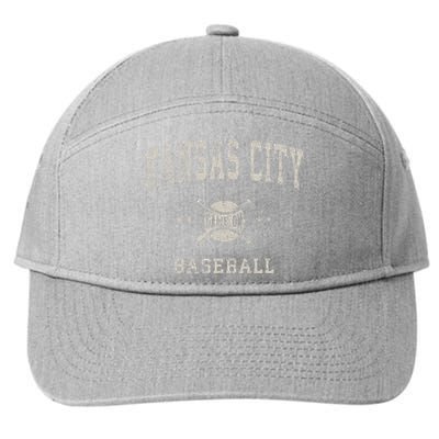 Kansas City Vintage Baseball Throwback 7-Panel Snapback Hat