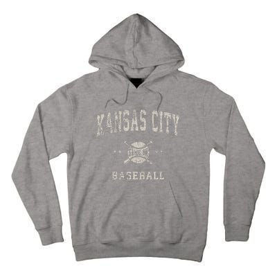 Kansas City Vintage Baseball Throwback Tall Hoodie