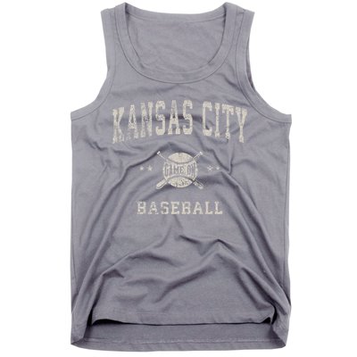 Kansas City Vintage Baseball Throwback Tank Top