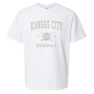 Kansas City Vintage Baseball Throwback Sueded Cloud Jersey T-Shirt