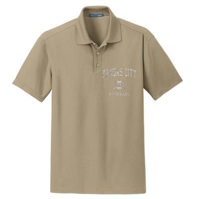 Kansas City Vintage Baseball Throwback Dry Zone Grid Polo