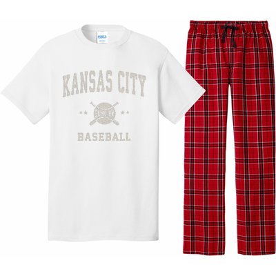 Kansas City Vintage Baseball Throwback Pajama Set