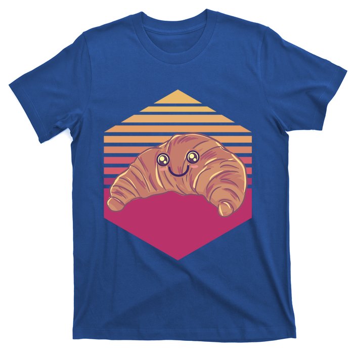 Kawaii Croissant Vintage Gift T-Shirt