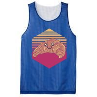 Kawaii Croissant Vintage Gift Mesh Reversible Basketball Jersey Tank