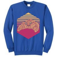 Kawaii Croissant Vintage Gift Tall Sweatshirt