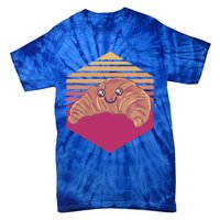 Kawaii Croissant Vintage Gift Tie-Dye T-Shirt