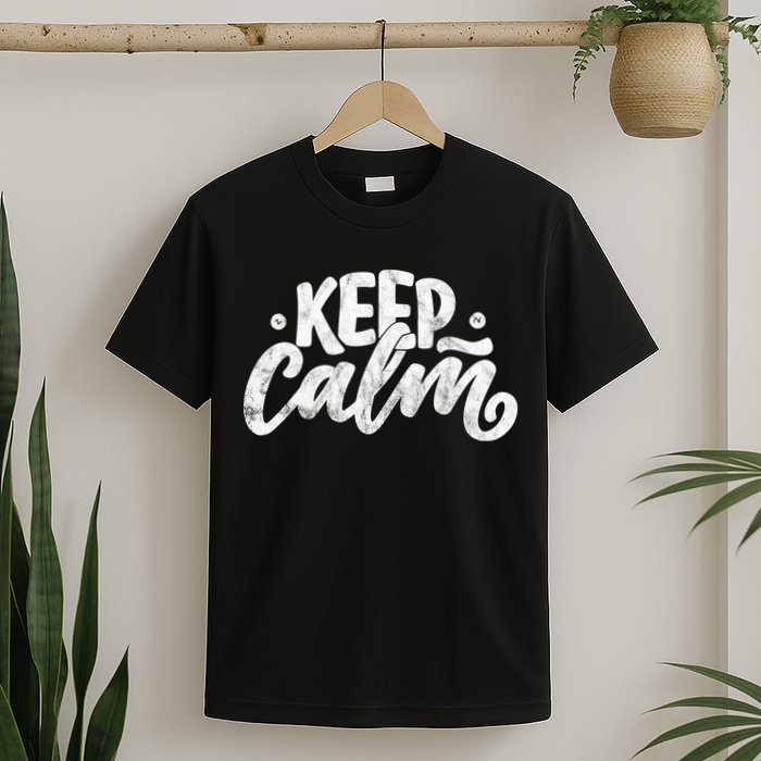 Keep Calm Vintage Quote T-Shirt