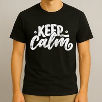 Keep Calm Vintage Quote T-Shirt
