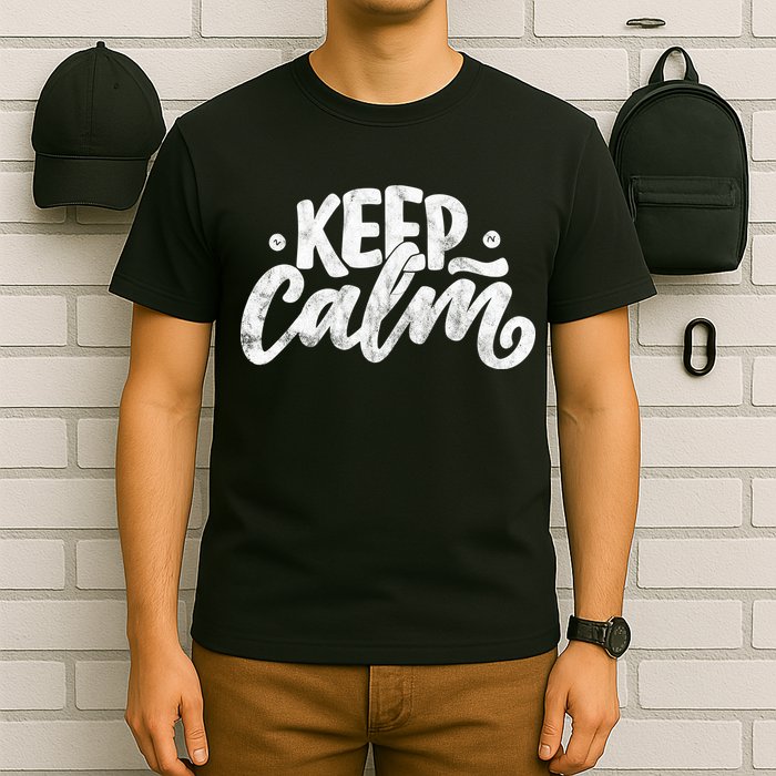 Keep Calm Vintage Quote T-Shirt