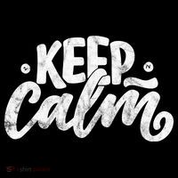 Keep Calm Vintage Quote 7-Panel Snapback Hat