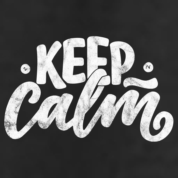 Keep Calm Vintage Quote Trucker Hat