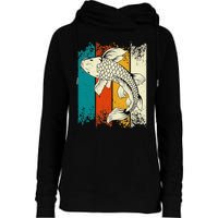 Koi Carp Vintage Koi Fish Womens Funnel Neck Pullover Hood