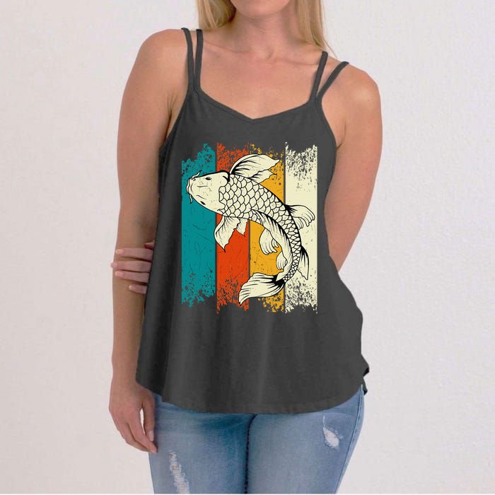 Koi Carp Vintage Koi Fish Women's Strappy Tank