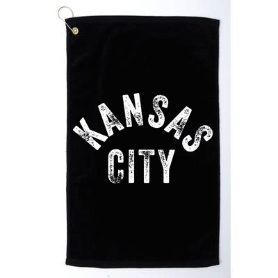 Kansas City Vintage Text Golf Towel