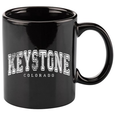 Keystone Colorado Vintage Retro Us City State Travel Meaningful Gift 11oz C Handle Ceramic Mug