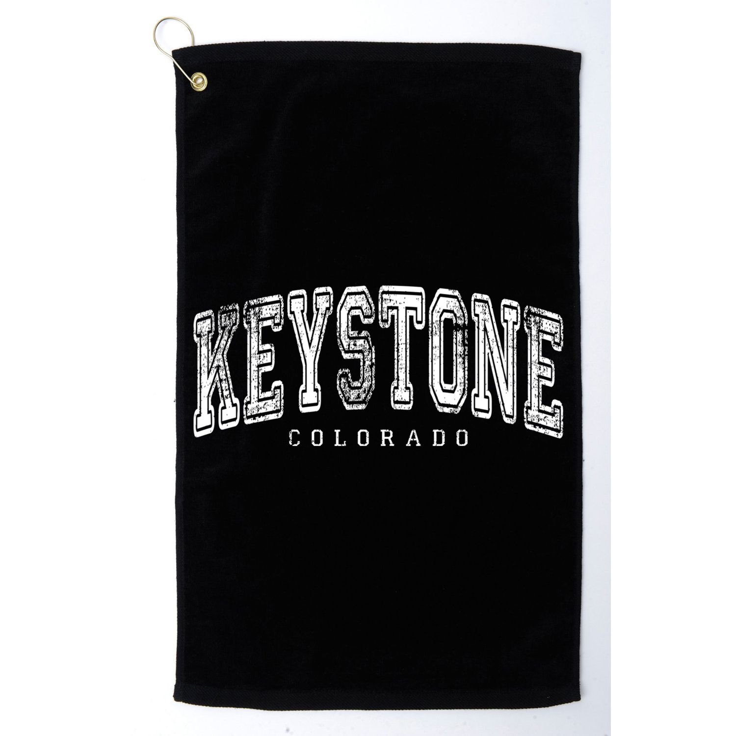 Keystone Colorado Vintage Retro Us City State Travel Meaningful Gift Golf Towel
