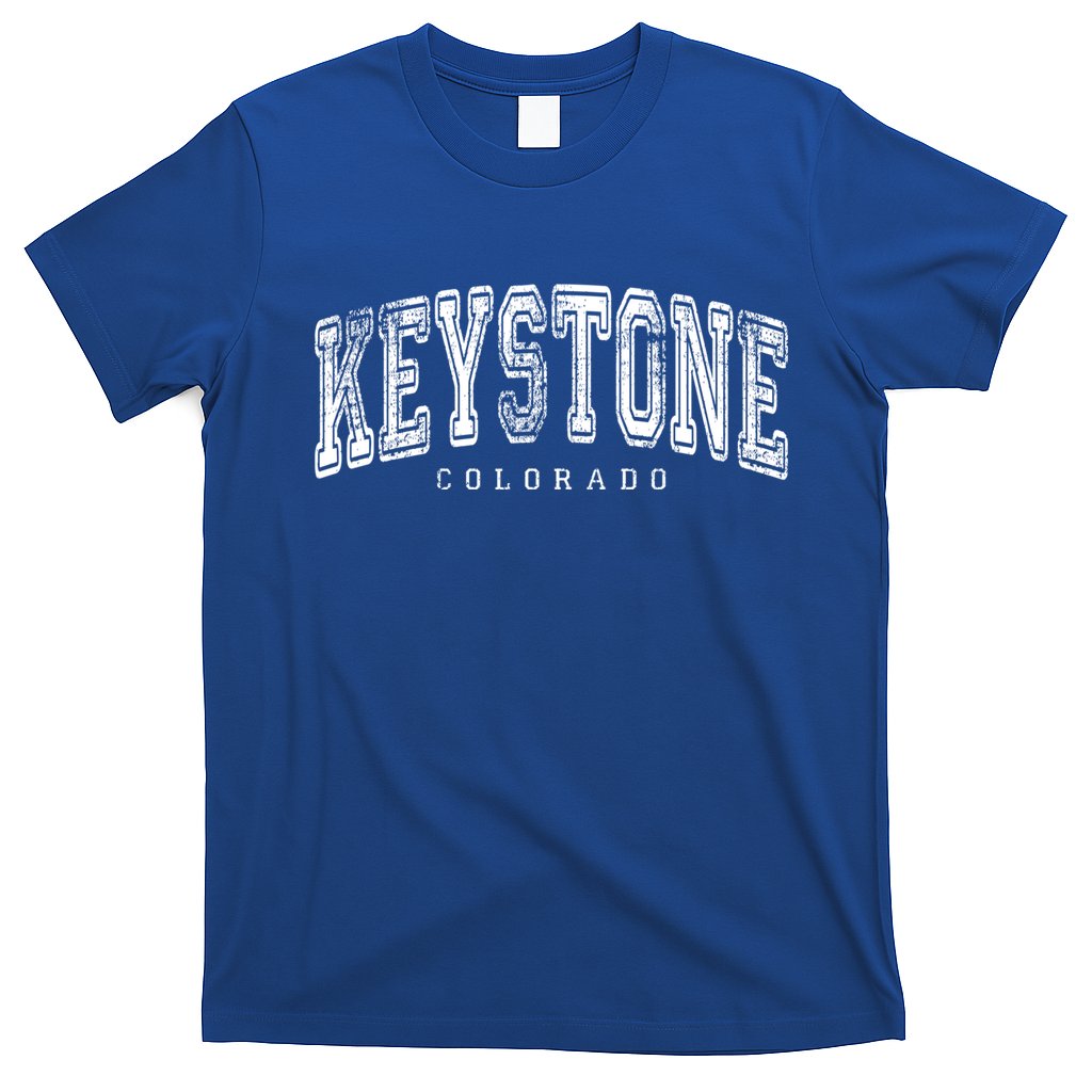 Keystone Colorado Vintage Retro Us City State Travel Meaningful Gift T-Shirt