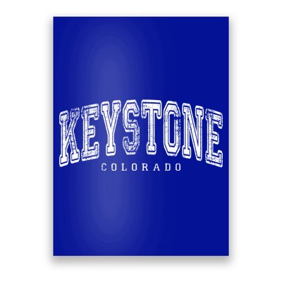 Keystone Colorado Vintage Retro Us City State Travel Meaningful Gift Poster