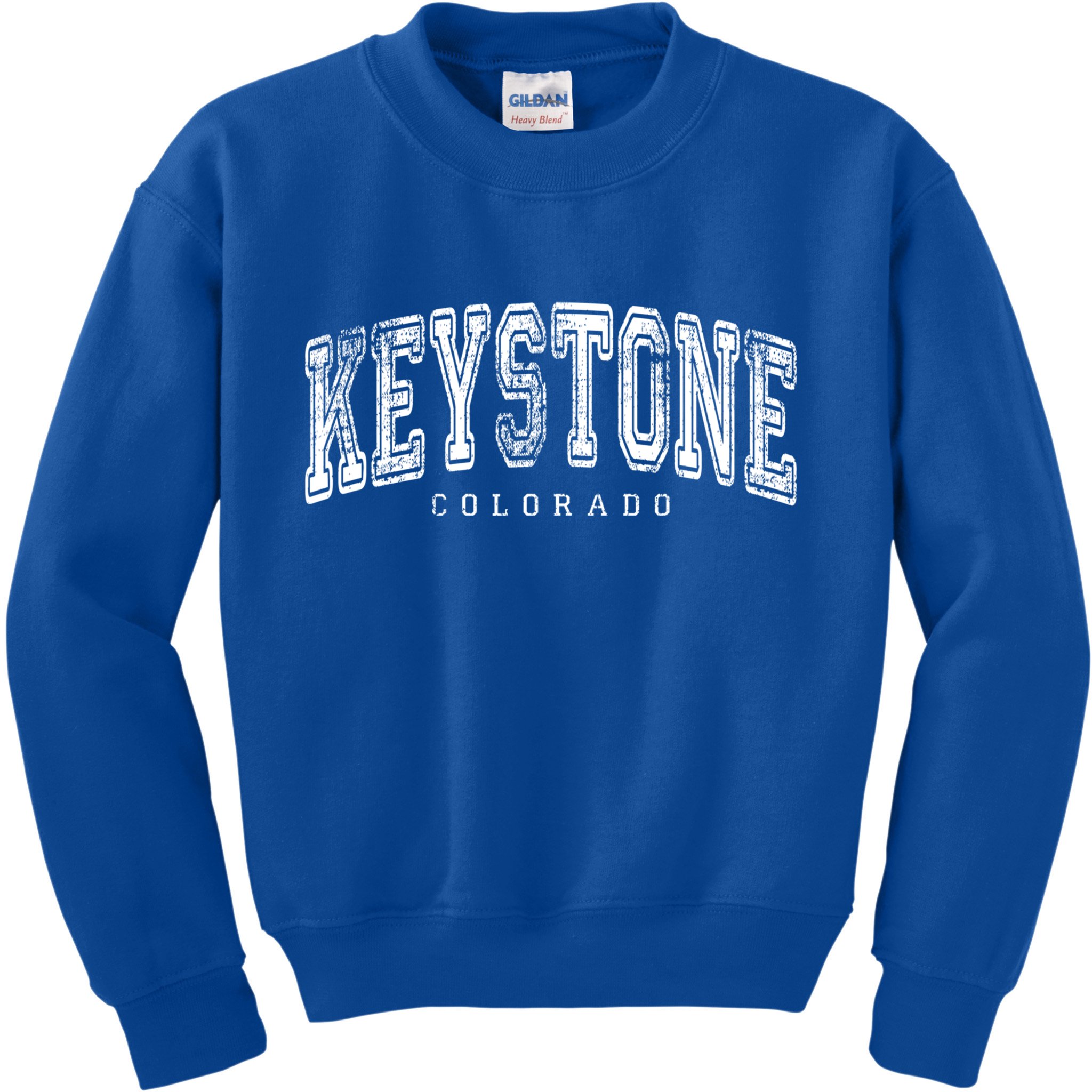 Keystone Colorado Vintage Retro Us City State Travel Meaningful Gift Kids Sweatshirt