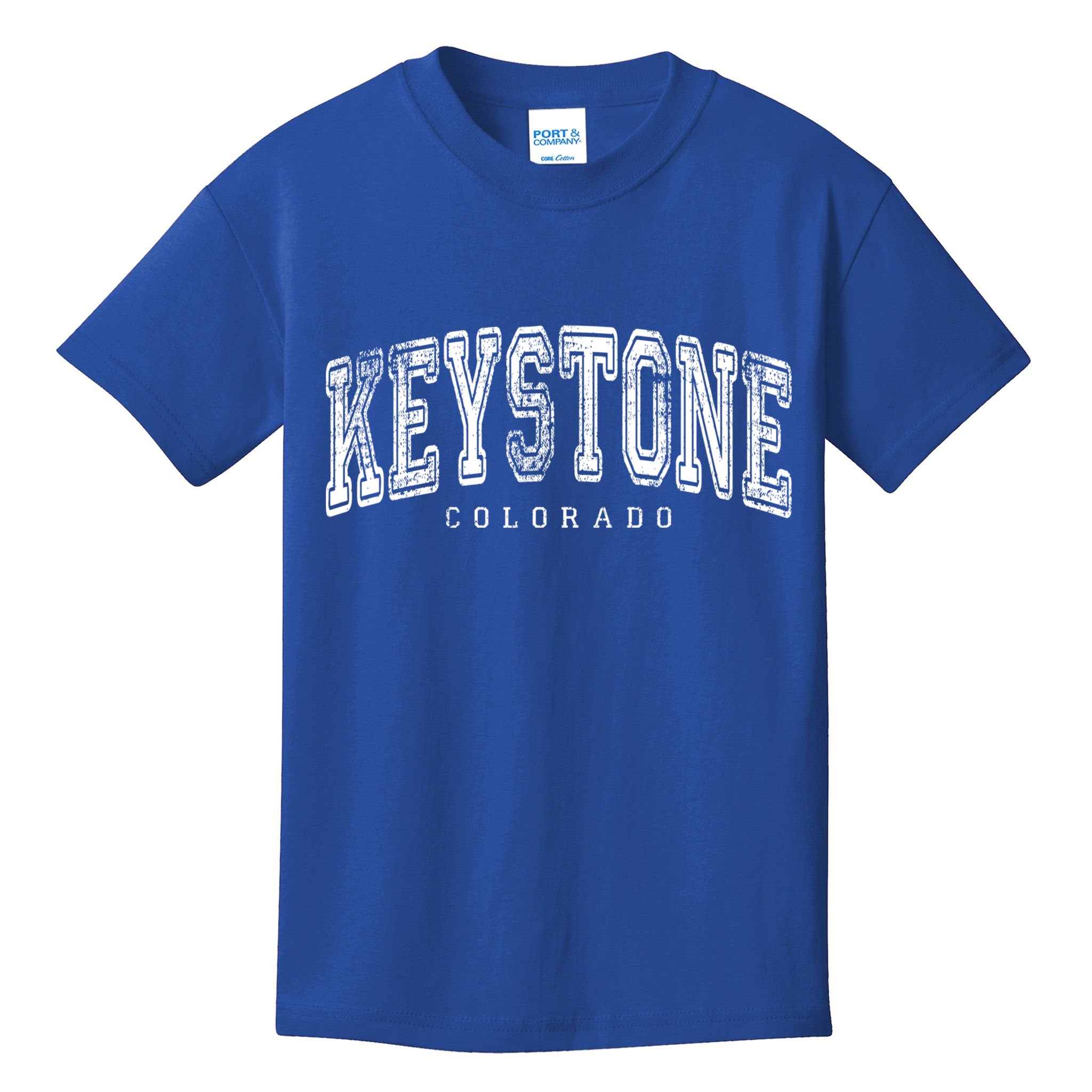 Keystone Colorado Vintage Retro Us City State Travel Meaningful Gift Kids T-Shirt