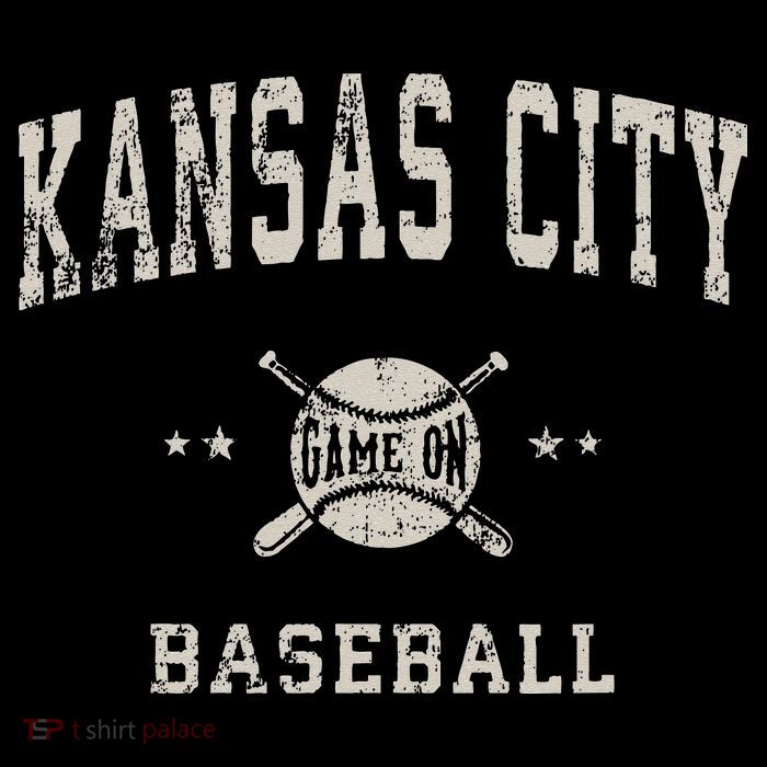 Kansas City Vintage Baseball Throwback Retro Design T-Shirt
