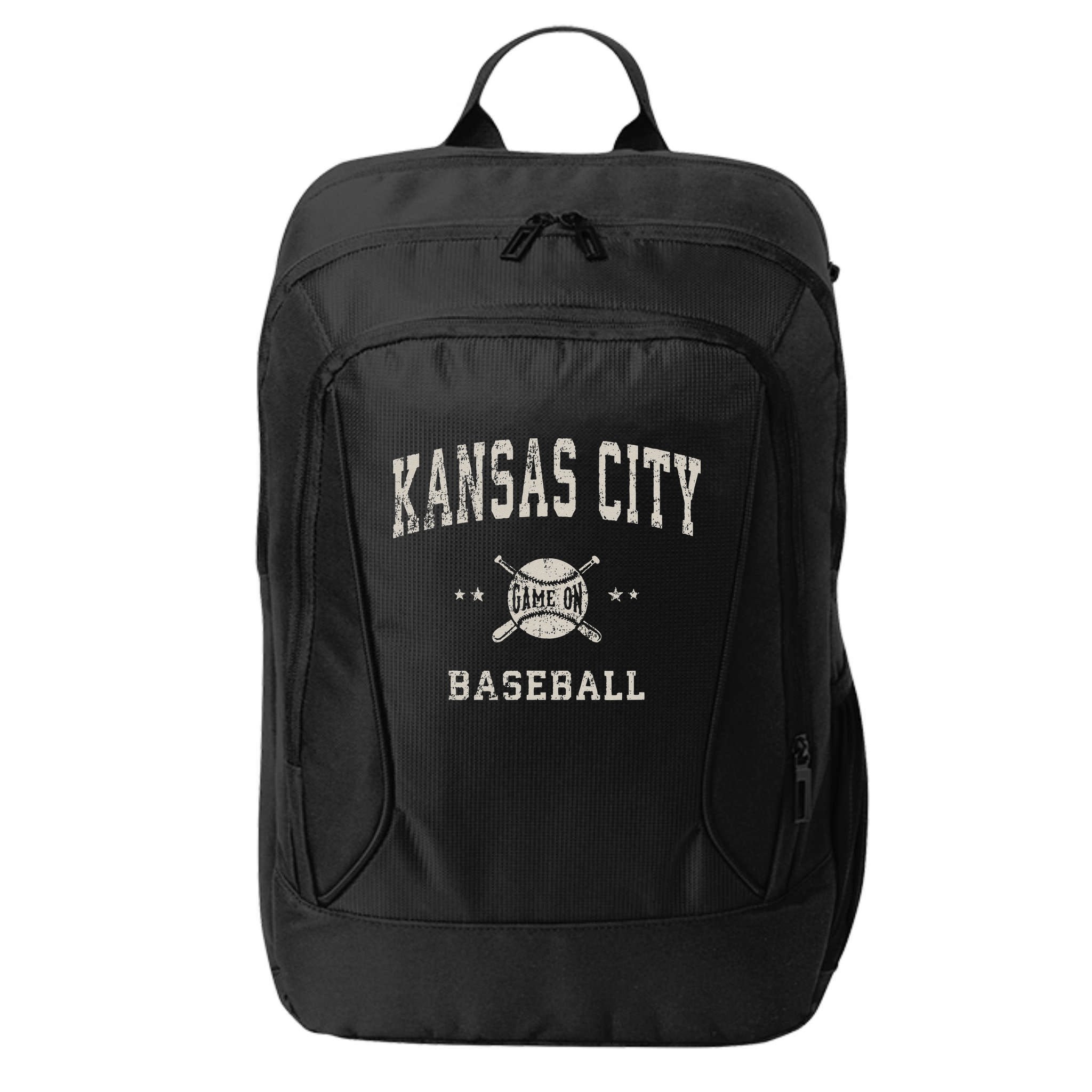 Kansas City Vintage Baseball Throwback Retro Design City Backpack