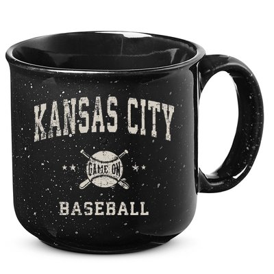 Kansas City Vintage Baseball Throwback Retro Design 15oz Campfire Ceramic Mug