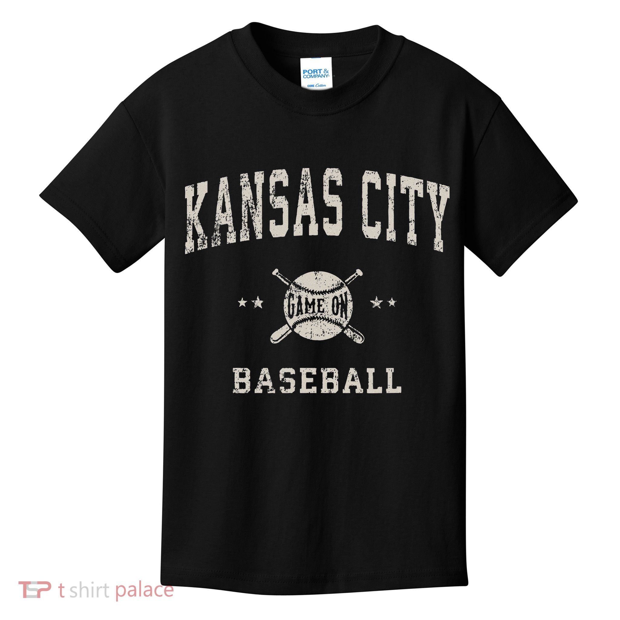 Kansas City Vintage Baseball Throwback Retro Design Kids T-Shirt
