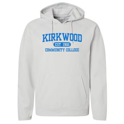 Kirkwood Community Vintage Arch College Performance Fleece Hoodie