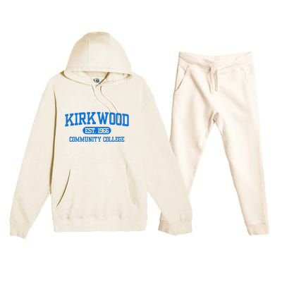 Kirkwood Community Vintage Arch College Premium Hooded Sweatsuit Set