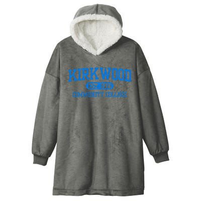 Kirkwood Community Vintage Arch College Hooded Wearable Blanket