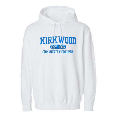 Kirkwood Community Vintage Arch College Garment-Dyed Fleece Hoodie