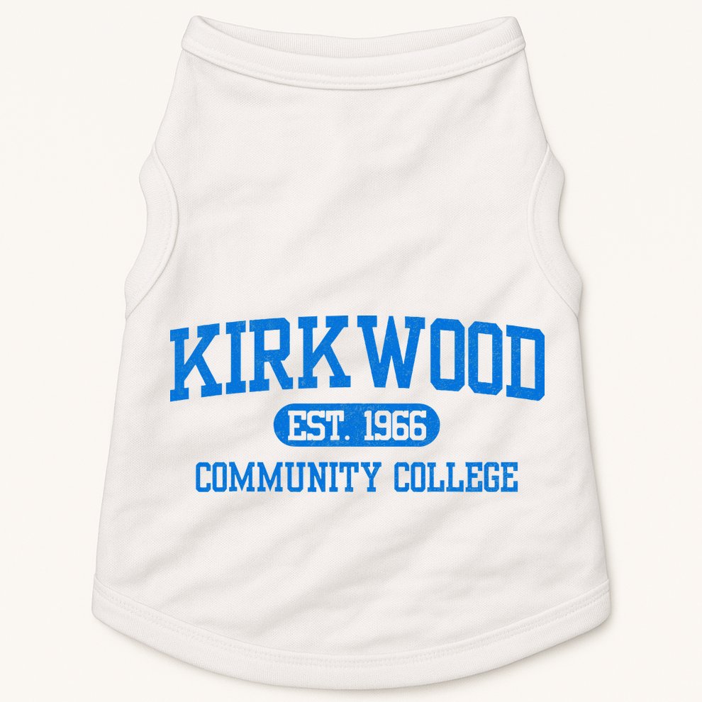 Kirkwood Community Vintage Arch College Doggie Tank