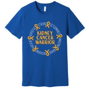 Kidney Cancer Warrior Gift Premium T-Shirt