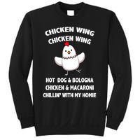 Kids Chicken Wing Chicken Wing Hot Dog And Bologna Toddlers Sweatshirt