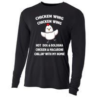 Kids Chicken Wing Chicken Wing Hot Dog And Bologna Toddlers Cooling Performance Long Sleeve Crew