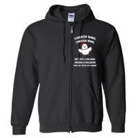 Kids Chicken Wing Chicken Wing Hot Dog And Bologna Toddlers Full Zip Hoodie