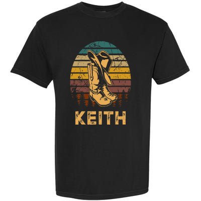 Keith Cowboy Wild West Personalized Team Keith Family Pride Garment-Dyed Heavyweight T-Shirt