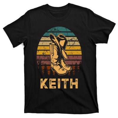 Keith Cowboy Wild West Personalized Team Keith Family Pride T-Shirt