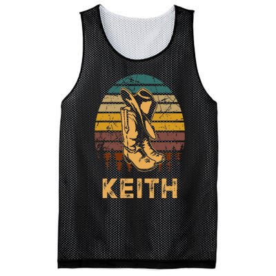 Keith Cowboy Wild West Personalized Team Keith Family Pride Mesh Reversible Basketball Jersey Tank