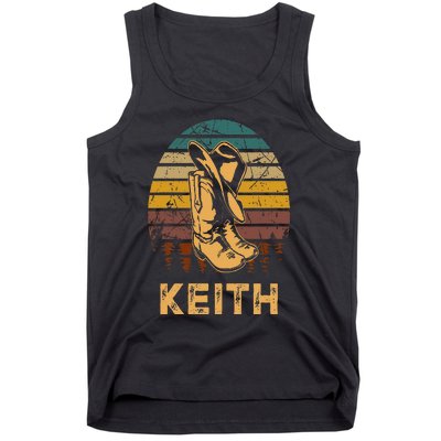 Keith Cowboy Wild West Personalized Team Keith Family Pride Tank Top