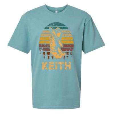 Keith Cowboy Wild West Personalized Team Keith Family Pride Sueded Cloud Jersey T-Shirt