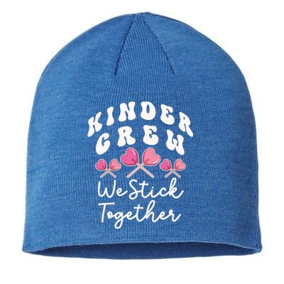 Kinder Crew We Stick Together Kindergarten Has Heart Teacher Gift Sustainable Beanie