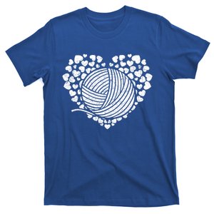 Knit Crocheter Yarn Knitter Crocheting Lover Heart Knitting Cool Gift T-Shirt