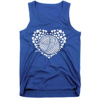 Knit Crocheter Yarn Knitter Crocheting Lover Heart Knitting Cool Gift Tank Top