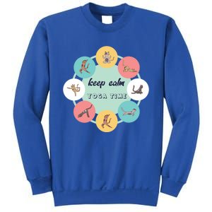 Keep Calm Yoga Time Gift Sweatshirt