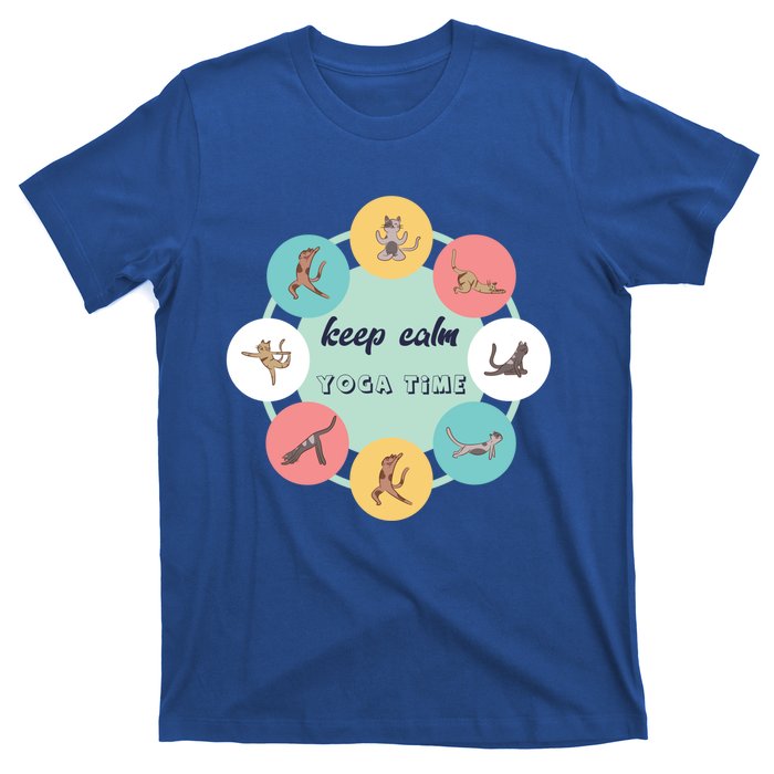 Keep Calm Yoga Time Gift T-Shirt